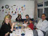 103_0345 Christmas Chez Gark: Jelena, Angula, Nhum, Issy, Tom, Venu and Abhishek